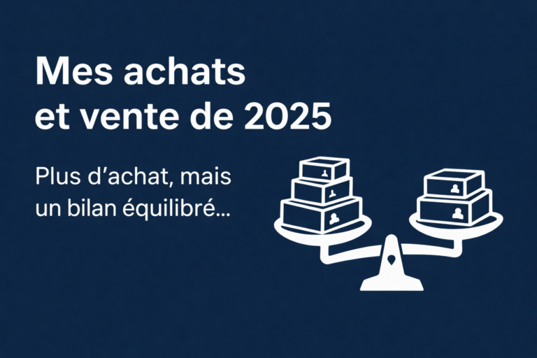 La liste de ce qui est entrée et sortie de ma Kallax en 2025...