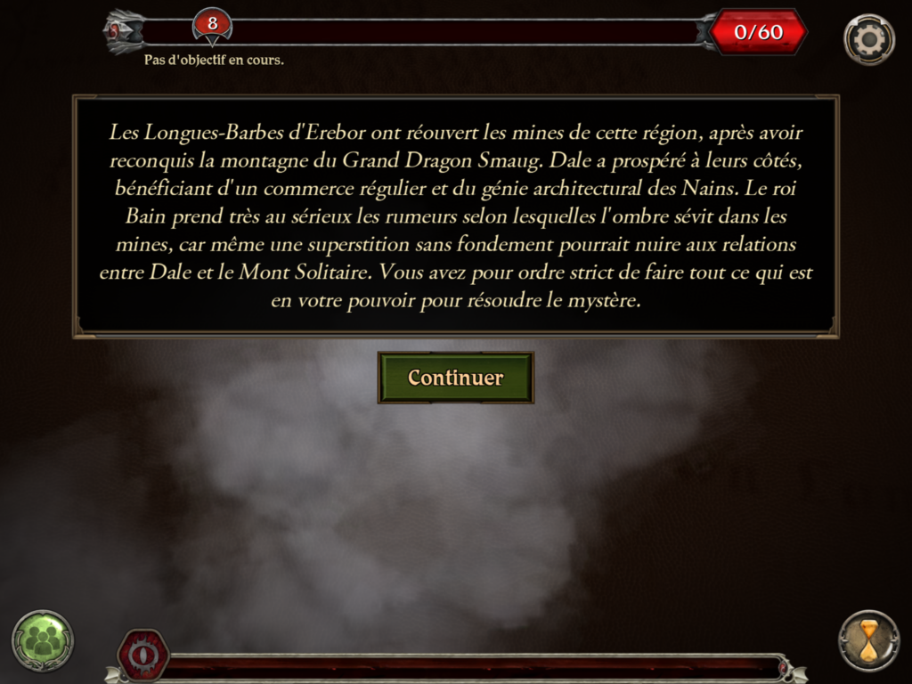 Mise en place dans le brouillard...